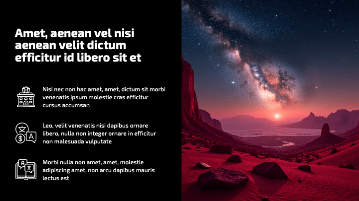 Simple Black with Color slide 5